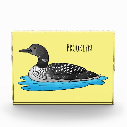 Bloc Photo Illustration de Loon bird (Devant)