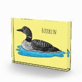 Bloc Photo Illustration de Loon bird (Droite)