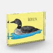 Bloc Photo Illustration de Loon bird (Gauche)