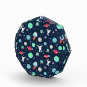 Bloc Photo Illustration de motif spatial (Droite)