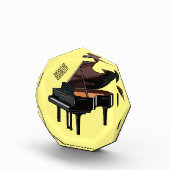 Bloc Photo Illustration de piano (Droite)