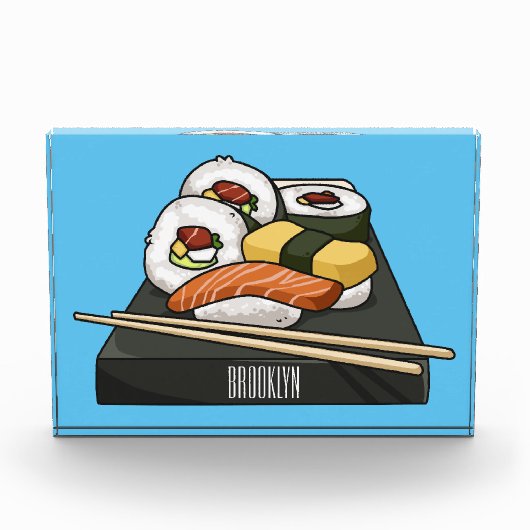 Bloc Photo Illustration de sushi (Devant)