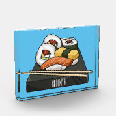Bloc Photo Illustration de sushi (Gauche)