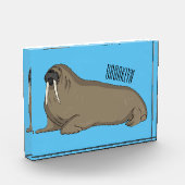 Bloc Photo Illustration de Walrus (Gauche)