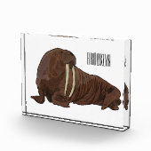 Bloc Photo Illustration de Walrus (Droite)