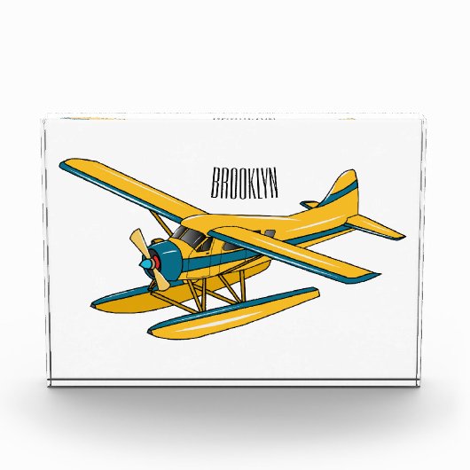 Bloc Photo Illustration d'hydravion (Devant)
