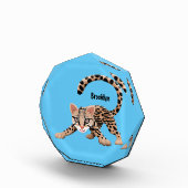 Bloc Photo Illustration d'ocelot mignon (Droite)