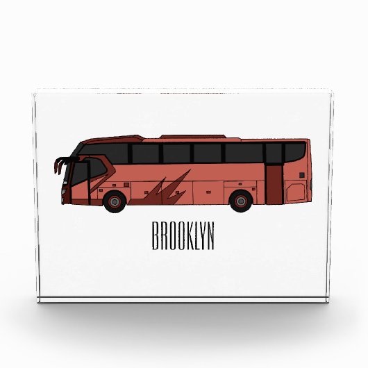 Bloc Photo Illustration du bus (Devant)
