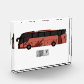 Bloc Photo Illustration du bus (Gauche)