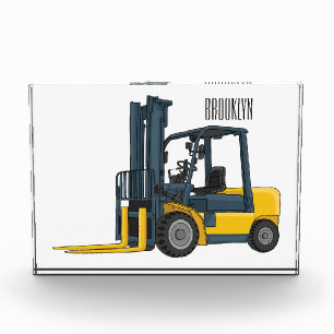 Bloc Photo Illustration du chariot élévateur