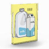 Bloc Photo Illustration du lait (Gauche)