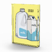 Bloc Photo Illustration du lait (Droite)