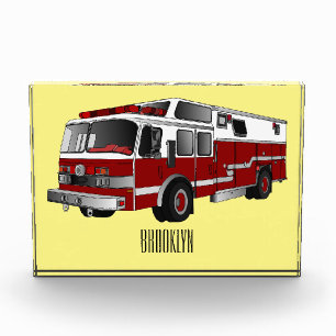 Bloc Photo Illustration du moteur à incendie