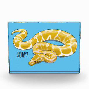 Bloc Photo Illustration du serpent python birman