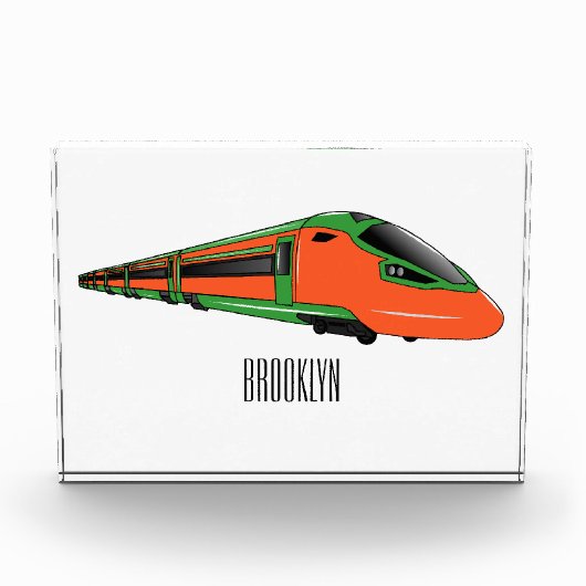 Bloc Photo Illustration du train à balles (Devant)