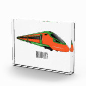 Bloc Photo Illustration du train à balles (Droite)
