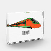 Bloc Photo Illustration du train à balles (Gauche)