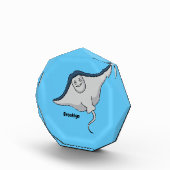 Bloc Photo Illustration d'une caricature de poisson stingray (Droite)