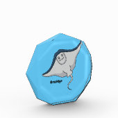 Bloc Photo Illustration d'une caricature de poisson stingray (Gauche)