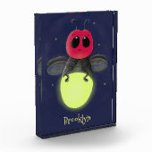 Bloc Photo Illustration d'une luciole à éclair mignon (Gauche)