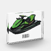 Bloc Photo Illustration Jet ski (Gauche)
