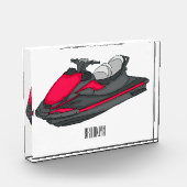 Bloc Photo Illustration Jet ski (Gauche)