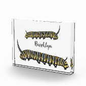 Bloc Photo Illustration Monarch caterpillar (Droite)