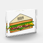 Bloc Photo Illustration Sandwich (Gauche)