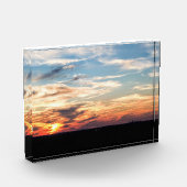 Bloc Photo Impressionniste Cleveland Sunset (Gauche)