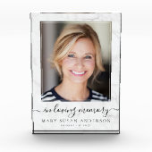 Bloc Photo In Love Memory Photo Marble Memorial (Devant)