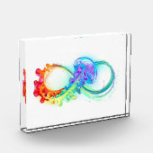 Bloc Photo Infinity avec Rainbow Jellyfish (Gauche)