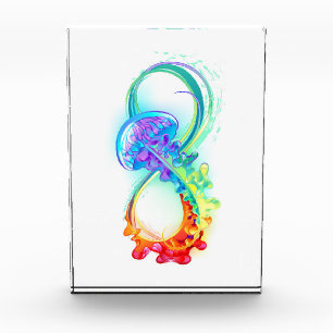 Bloc Photo Infinity avec Rainbow Jellyfish