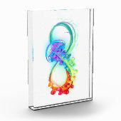 Bloc Photo Infinity avec Rainbow Jellyfish (Gauche)