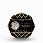 Bloc Photo Infirmière Merci Appréciation Or Personnaliser (Devant)