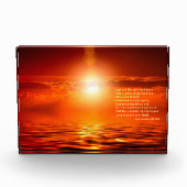 Bloc Photo Inspirations coucher de soleil Orange Golden Sky M (Devant)