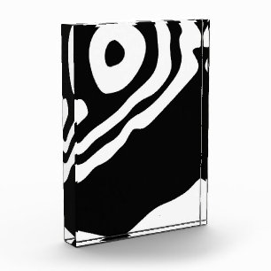 Bloc Photo Into Deep : Abstrait noir & blanc