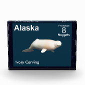 Bloc Photo Ivory Beluga - Alaska Postage (Devant)