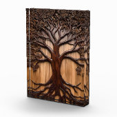 Bloc Photo Jacaranda Tree Bois de la sculpture, (Droite)