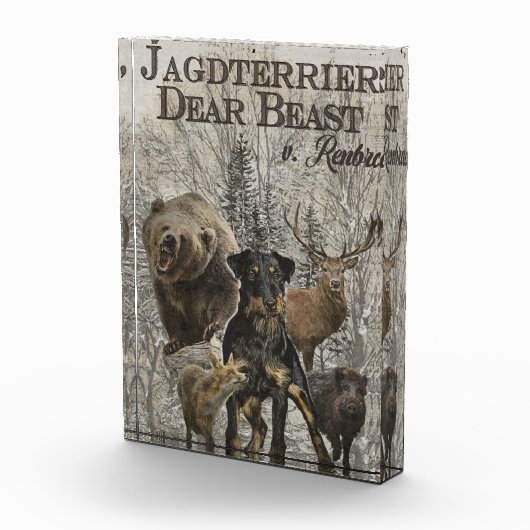 Bloc Photo Jagdterrier, Chère Bête c. (Droite)