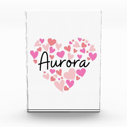 Bloc Photo J'aime Aurora (Devant)