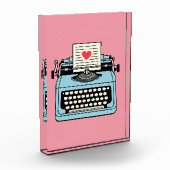 Bloc Photo J'aime ma machine à écrire (Gauche)