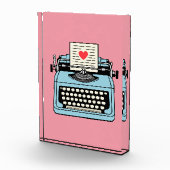 Bloc Photo J'aime ma machine à écrire (Droite)
