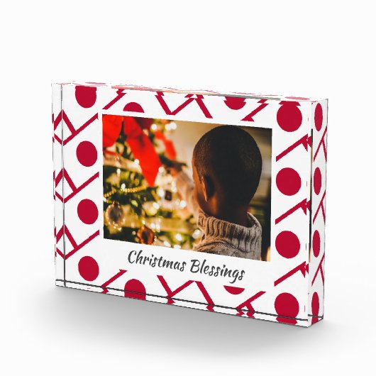 Bloc Photo JAPON de Noël moderne N'importe quel message (Droite)