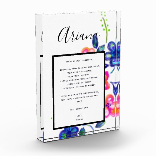 Bloc Photo Jardin fleuri (Gauche)