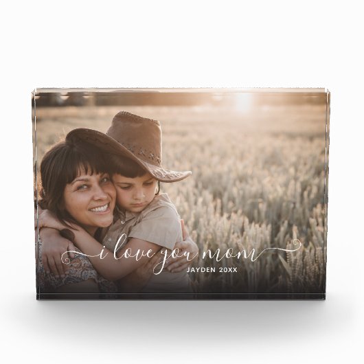 Bloc Photo Je t'aime maman (Devant)