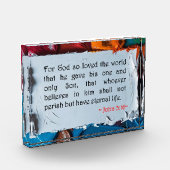 Bloc Photo John 3:16 (Gauche)