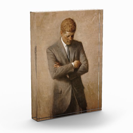 Bloc Photo John Kennedy Portrait de la Maison-Blanche préside (Gauche)