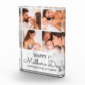 Bloc Photo Joli Collage Moderne Bonne Première Fête des Mères (Droite)