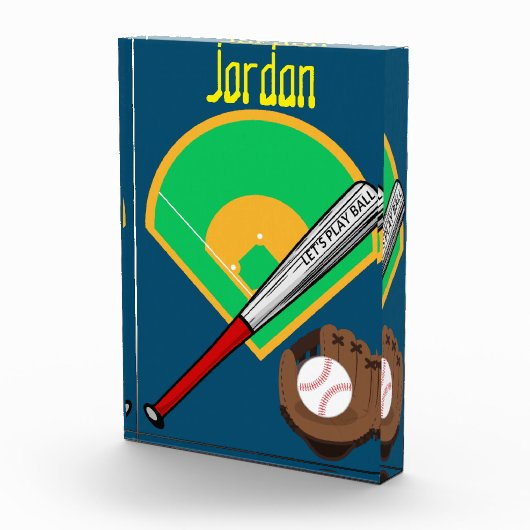 Bloc Photo "Jouons au bal" Baseball (Droite)