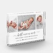 Bloc Photo Jour des mères Script meilleur maman jamais (Gauche)